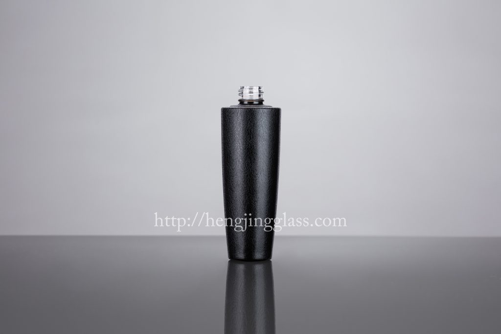 100ml HJ-Y036 Mini Painting Black Color Glass Bottle
