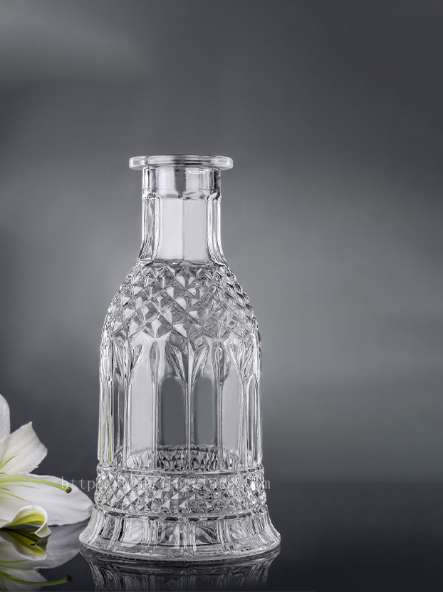 1560ml HJ-K002 Engraved Glass Bottle/Snuff Bottle