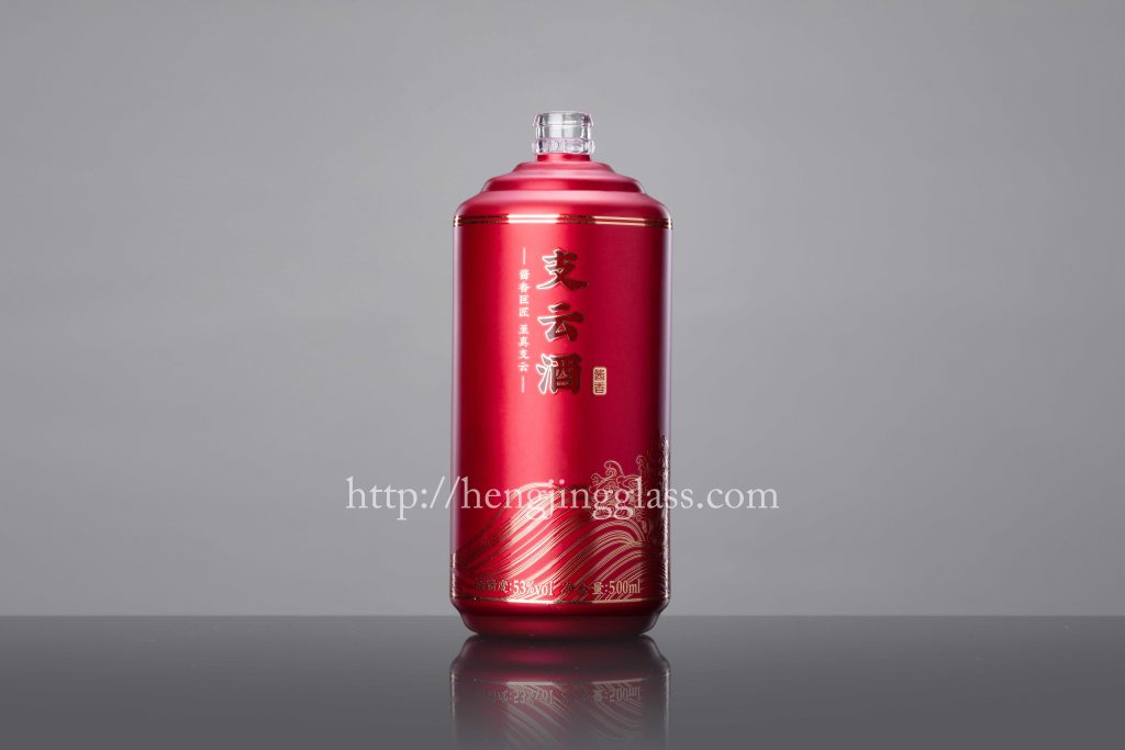 500ml Painting Color Liquor Bottle HJ-BP016