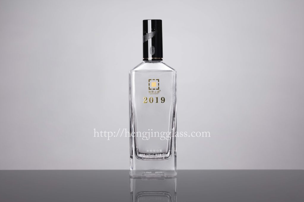 500ml Square Liquor Bottle HJ-BP018