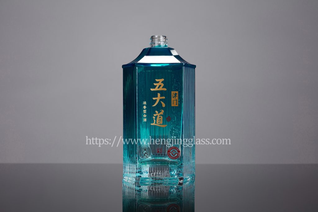 500ml Liquor Bottle With Special Shape HJ-BP022