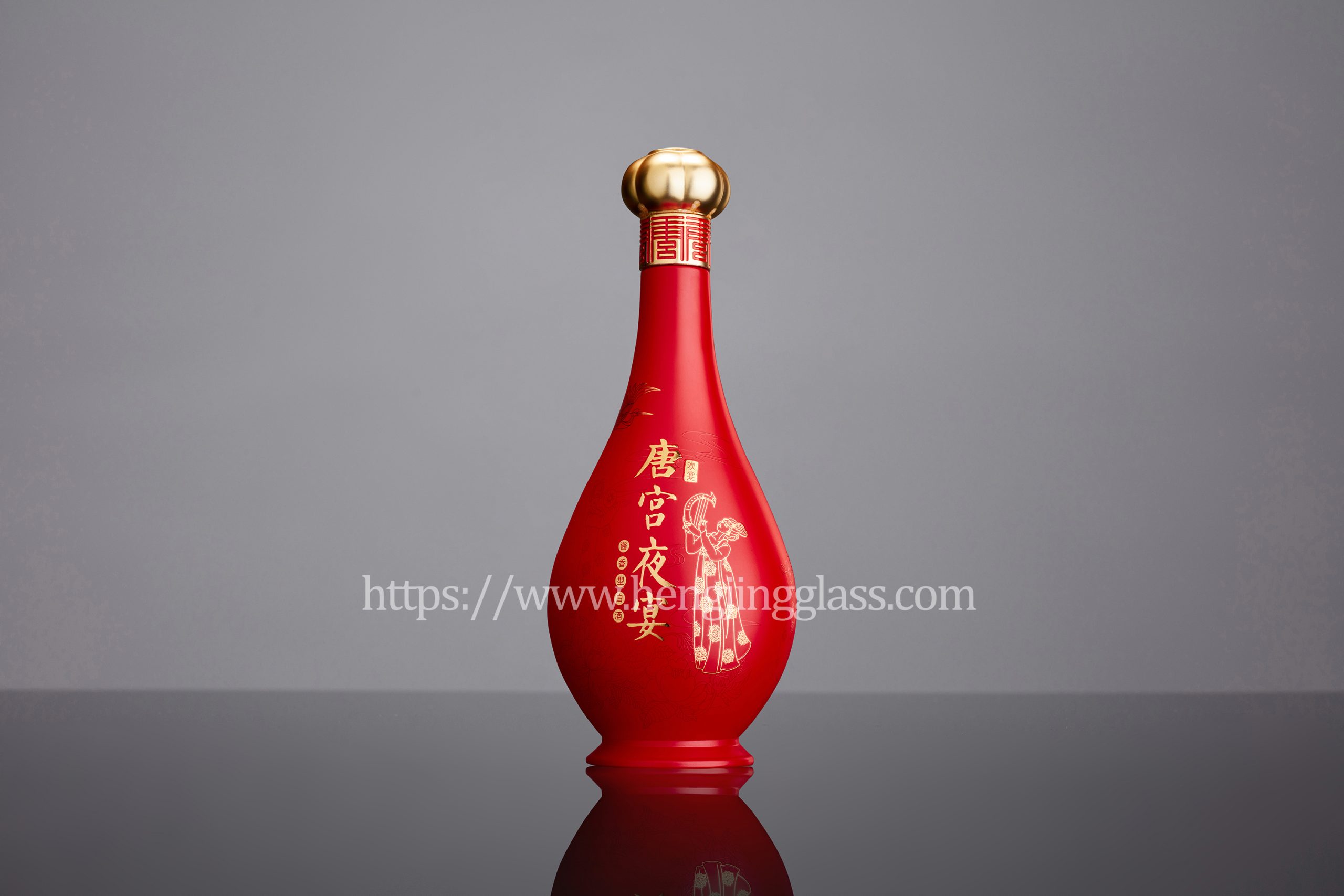 500ml Liquor Bottle HJ-BP023 Chinese style