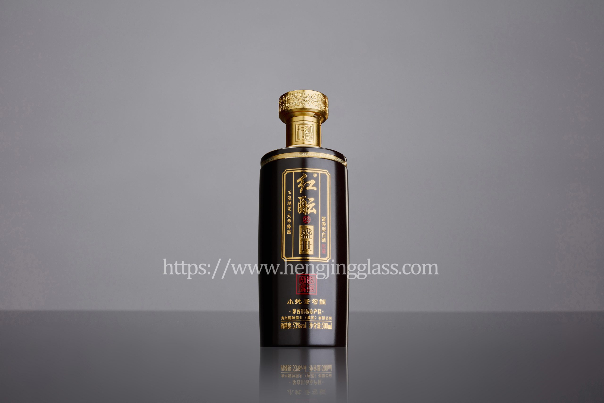 500ml Chinese-style Liquor Bottle HJ-BP026