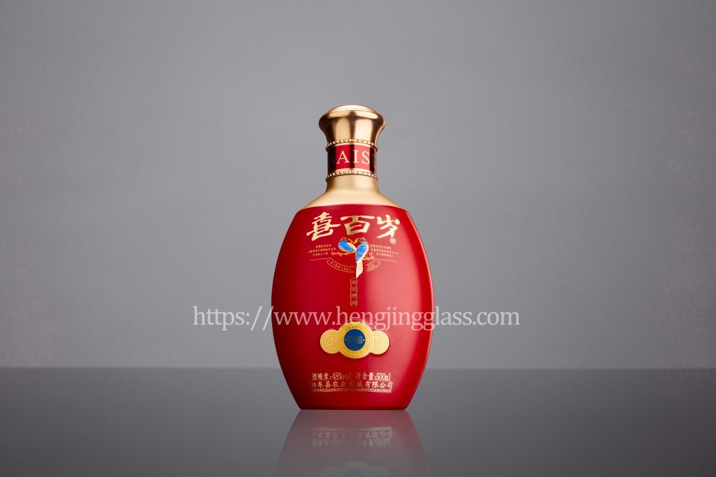 Chinese-style wine bottle 500ml HJ-BP027