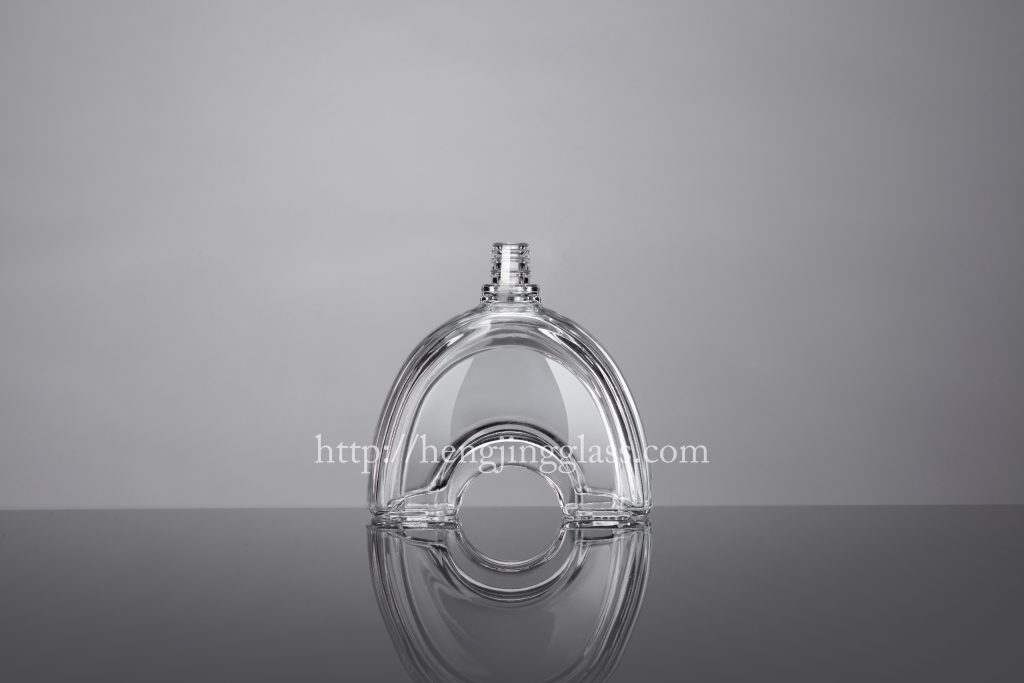 50ml HJ-Y032 Bridge-shaped Mini Glass Bottle