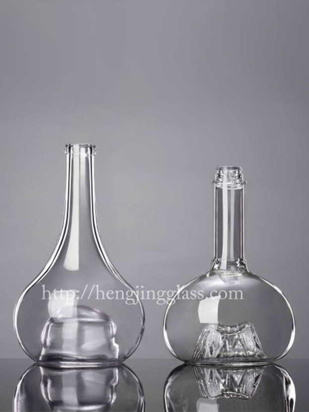 500ml HJ-BP009 Concave Bottom Glass Bottle