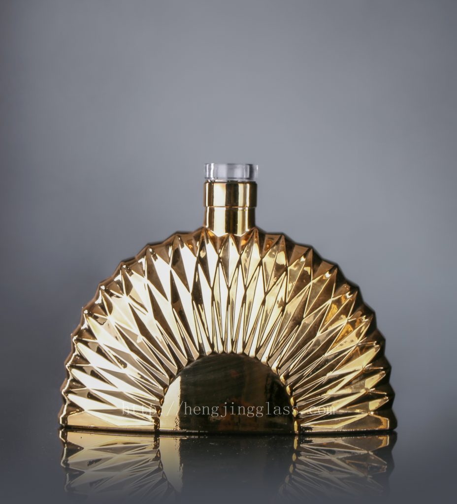 1000ml Electroplating Brandy/XO/Whisky/Vodka Bottle HJ-Y023