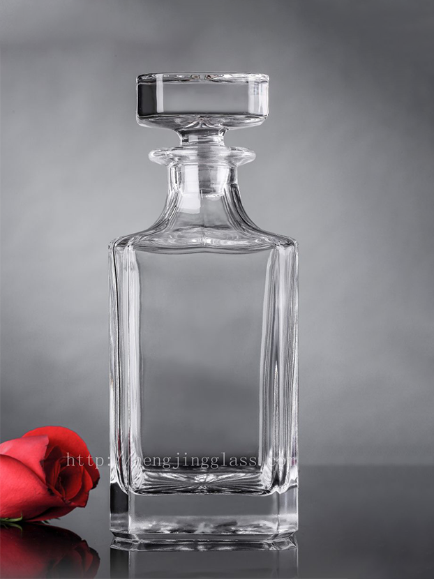 735ml Engraved Glass Bottle HJ-K005