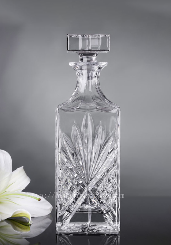 850ml Engraved Glass Bottle HJ-K008