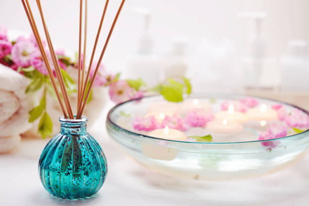 Specially designed glass aromatherapy bottle