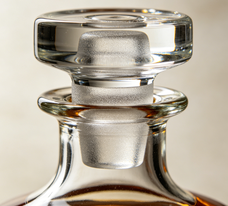 High-precision ground glass joints create a mechanical seal