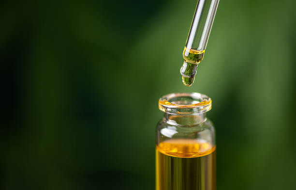 Essential oil glass bottle packaging