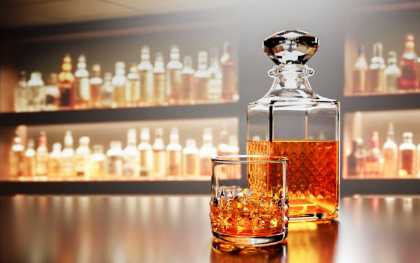 Heavy glass bottle packaging