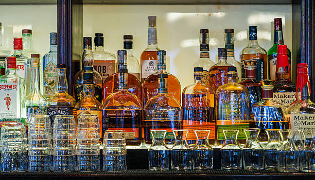High-end glass bottle packaging for spirits