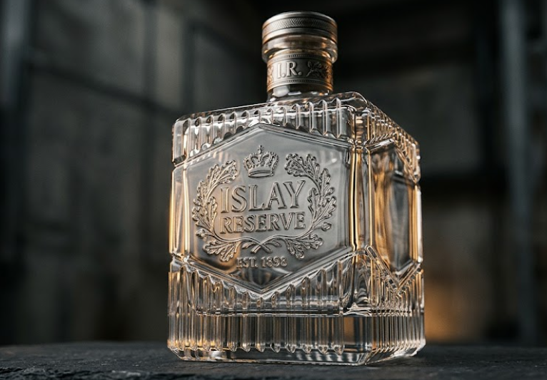 Custom spirit glass bottles