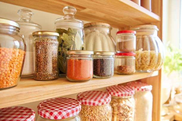 Food-grade glass bottles and jars