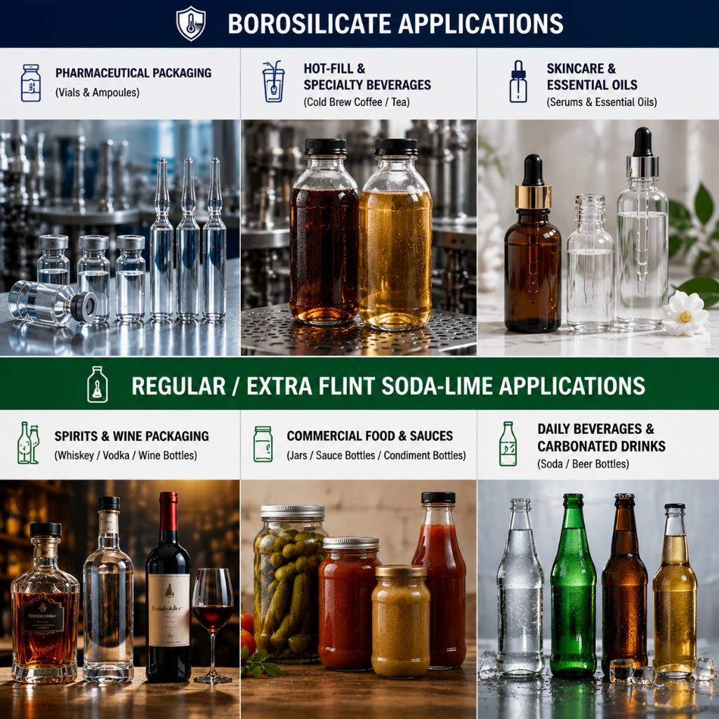 Borosilicate Glass vs Regular Soda-Lime Glass Packaging