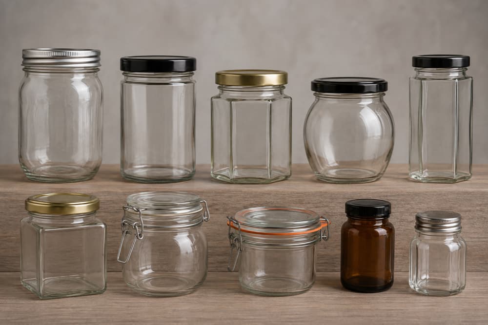 Different Types of Glass Jars