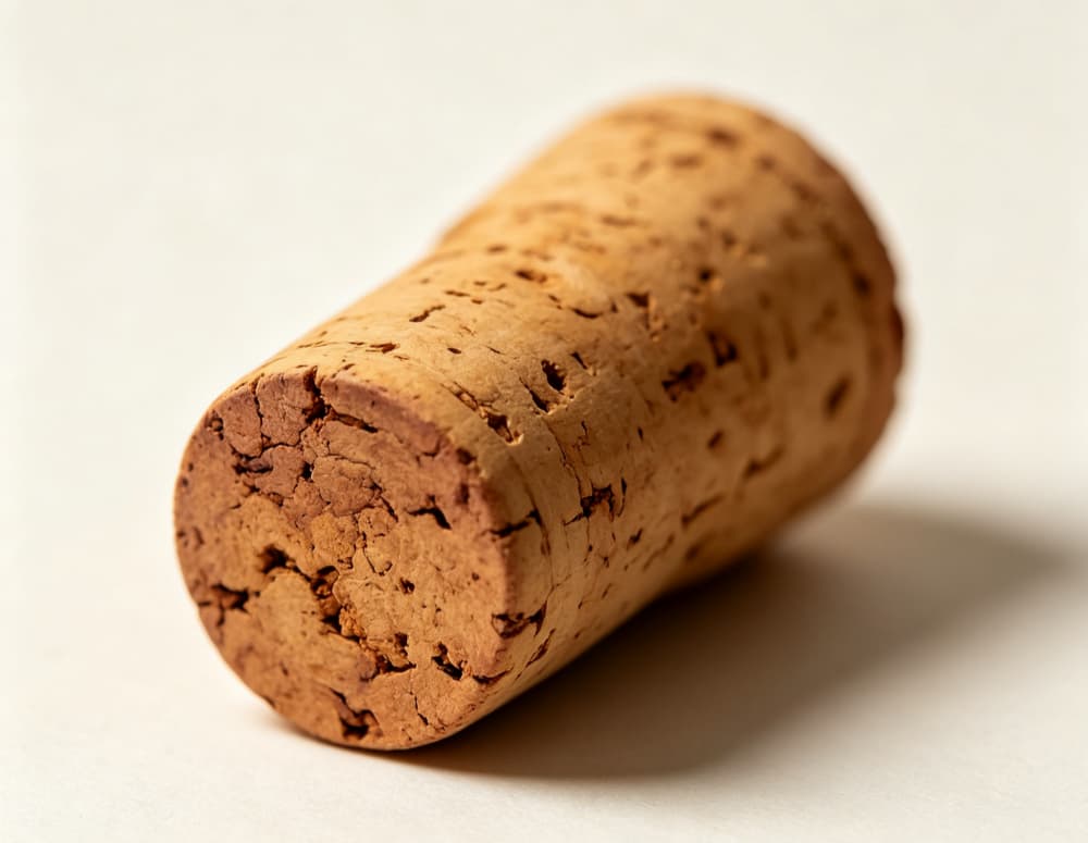 natural cork wine bottle stopper