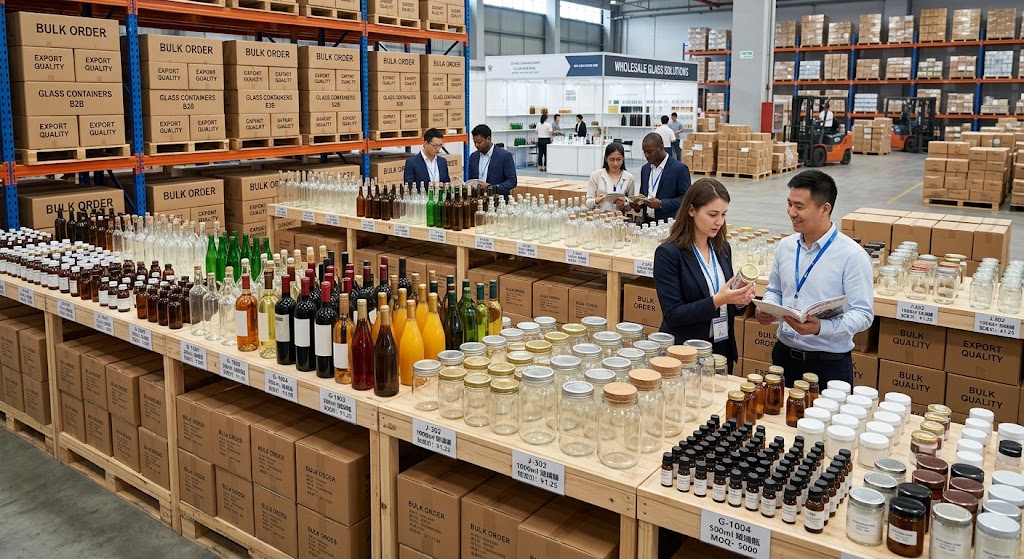 bulk glass jars and bottles for wholesale purchase