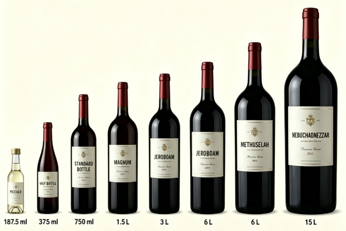 common wine bottle sizes