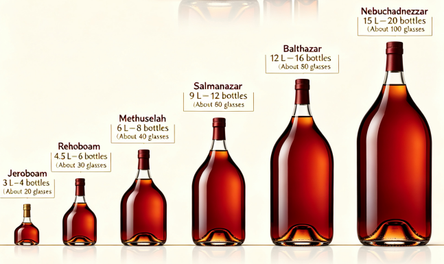 large wine bottle sizes