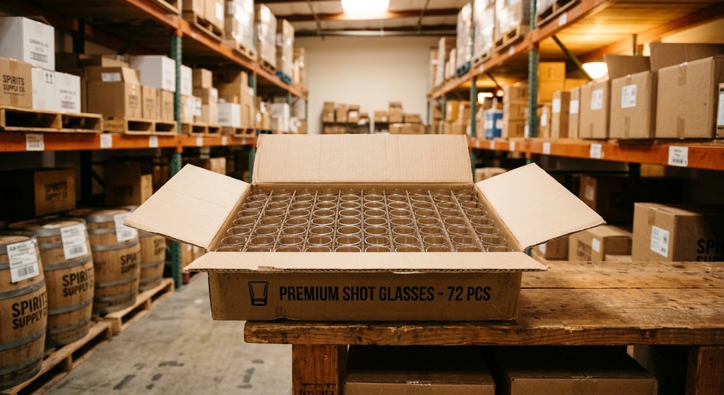 Shot glass packaging